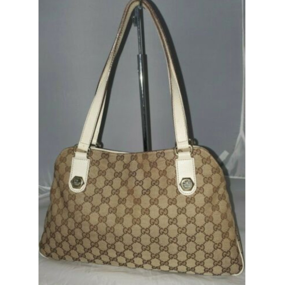 Authentic GUCCI GG monogram Shoulder tote bag